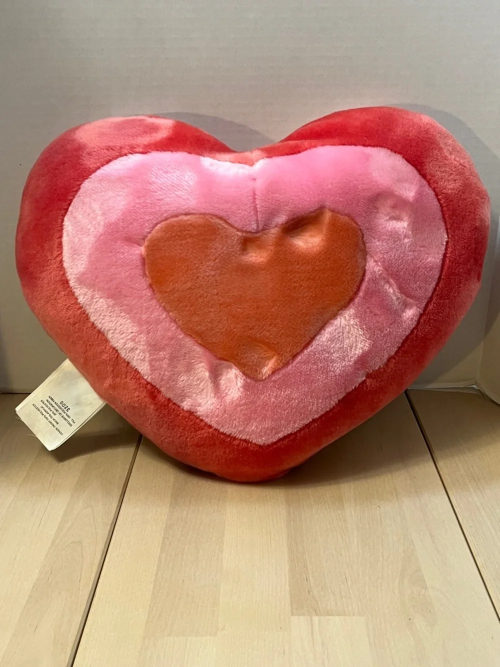 Powerpuff Girls Warner Bros Studio Store  2000 Pink Plush Heart Shaped Pillow